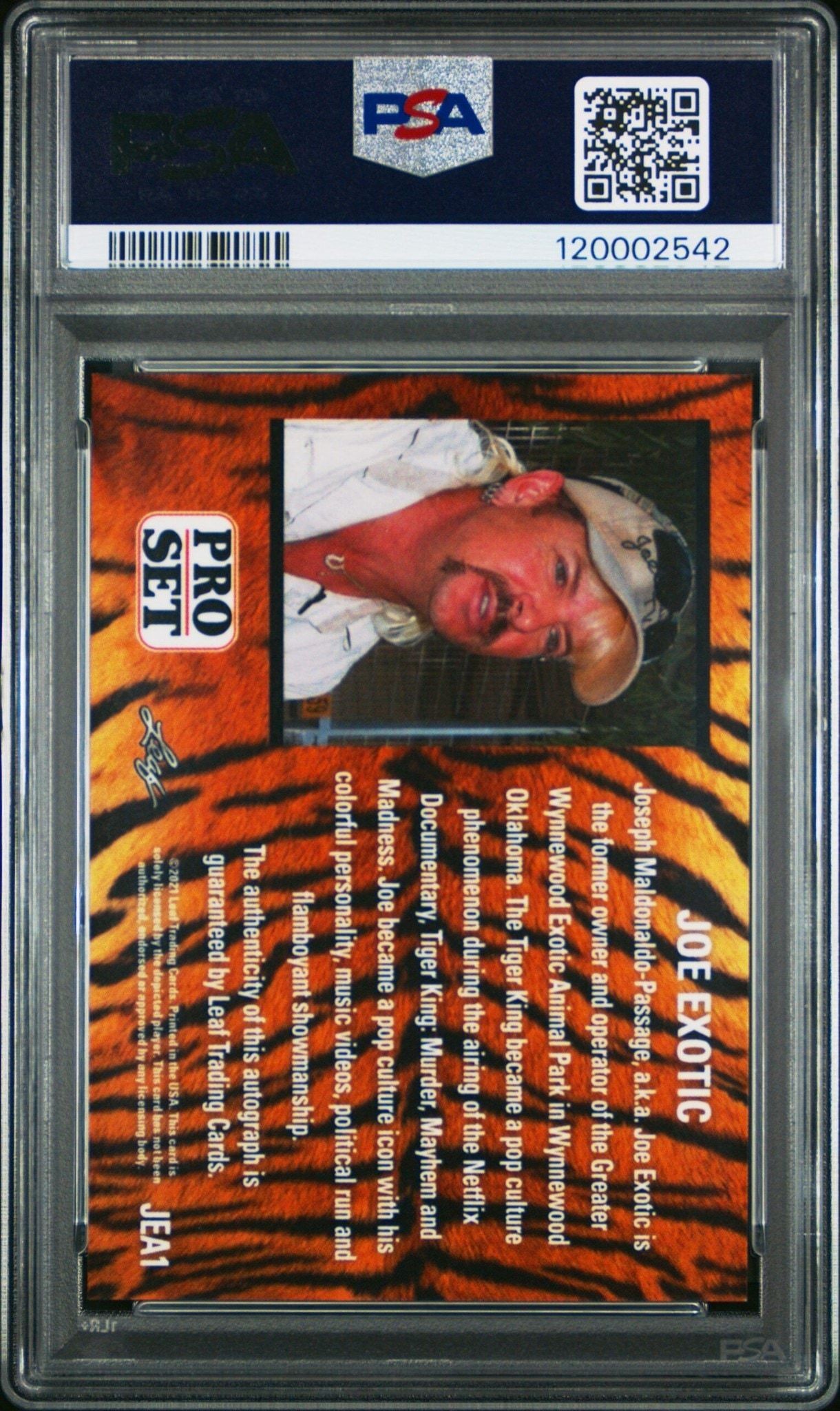Joe Exotic - Back