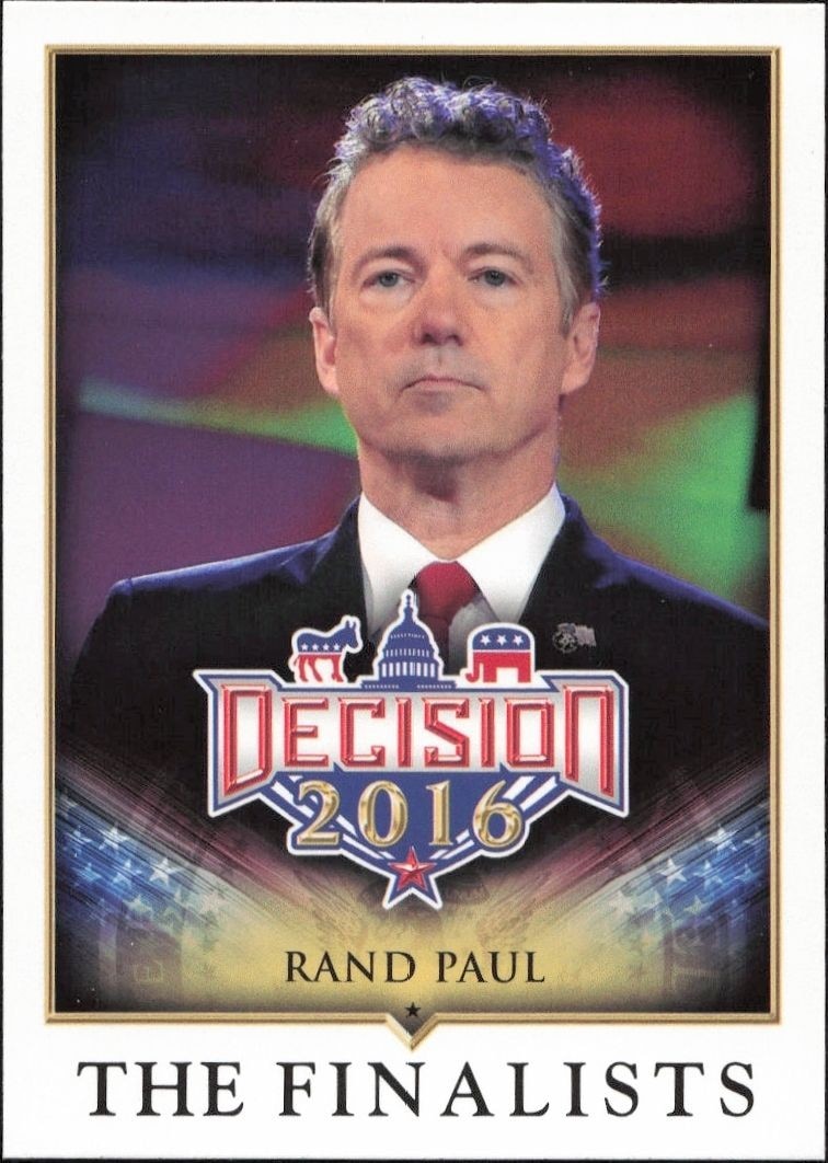 2016 Leaf Decision Rand Paul #86 trading card