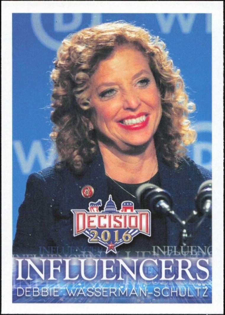 2016 Leaf Decision Debbie Wasserman-Schultz #28 trading card