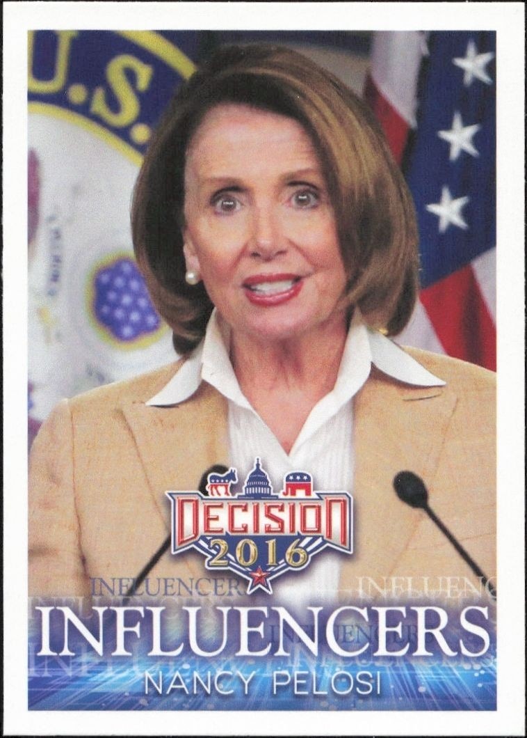 2016 Leaf Decision Nancy Pelosi #43 trading card