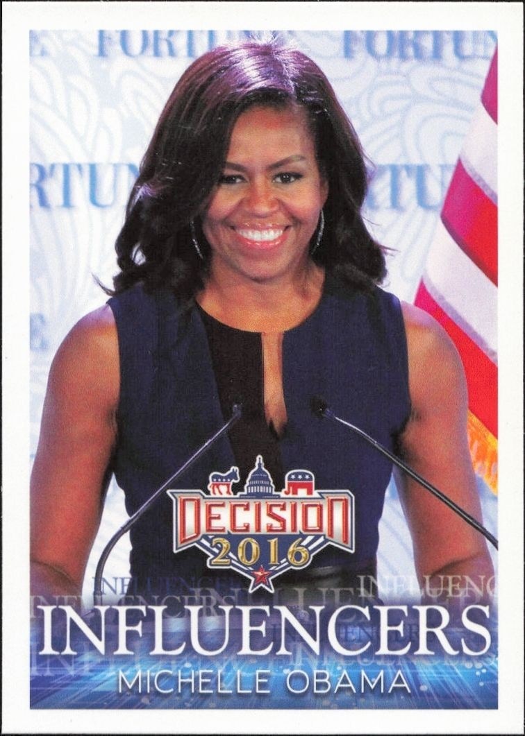 2016 Leaf Decision Michelle Obama #40 trading card
