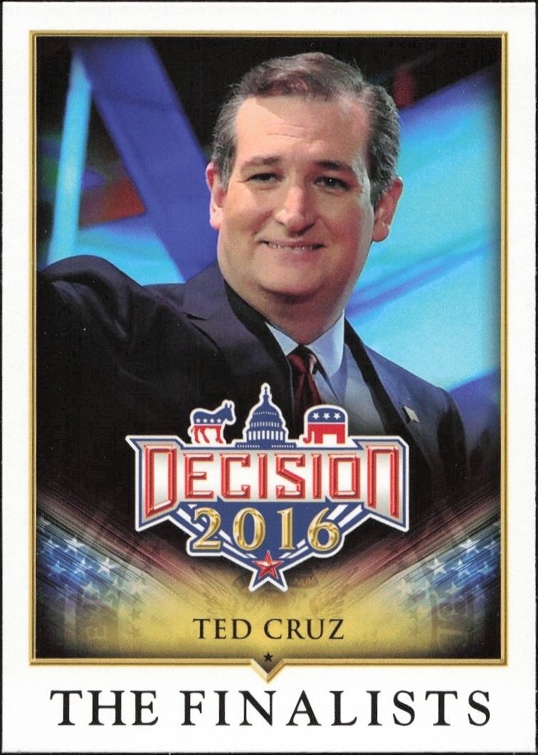2016 Leaf Decision Ted Cruz #90 trading card