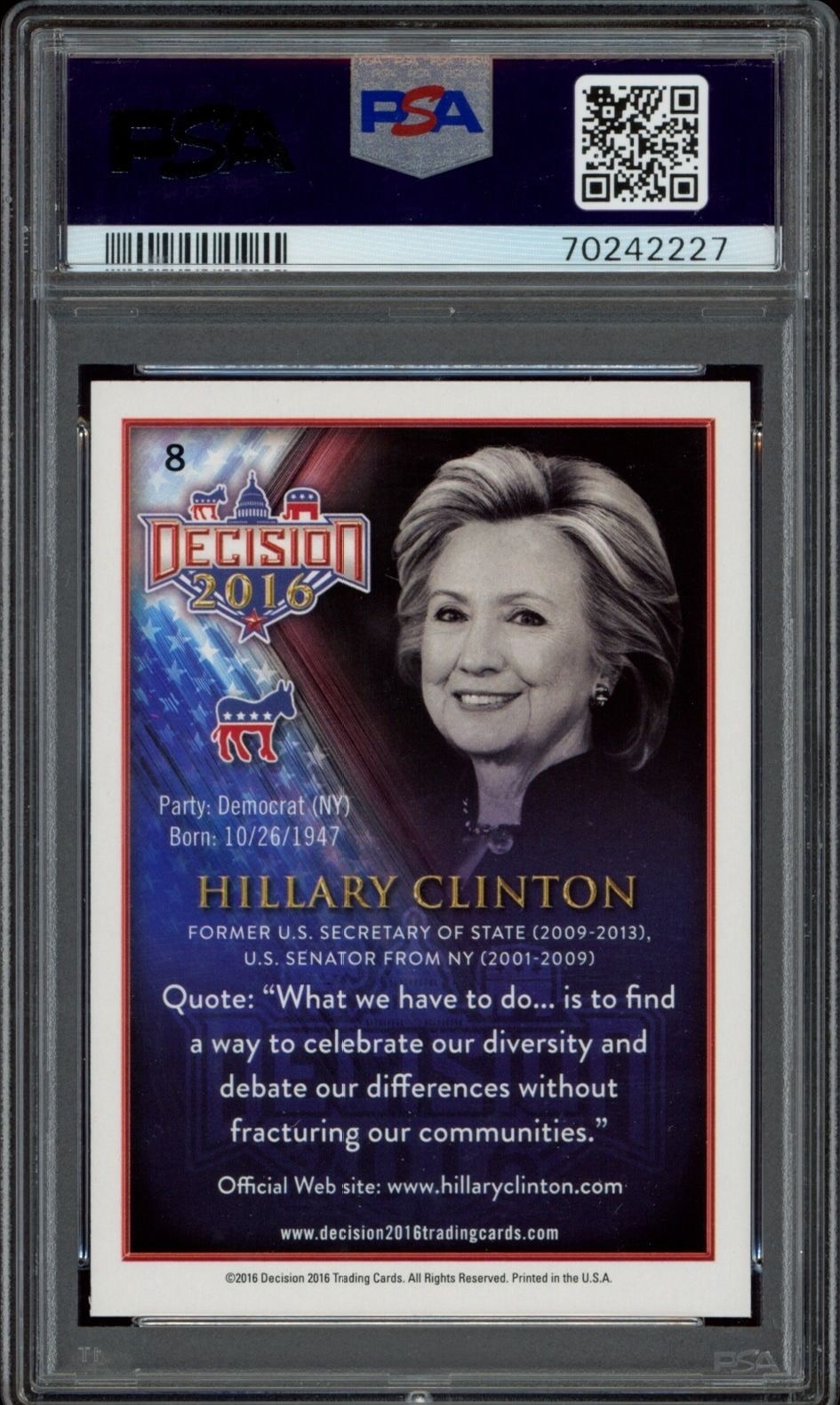 Hillary Clinton - Back