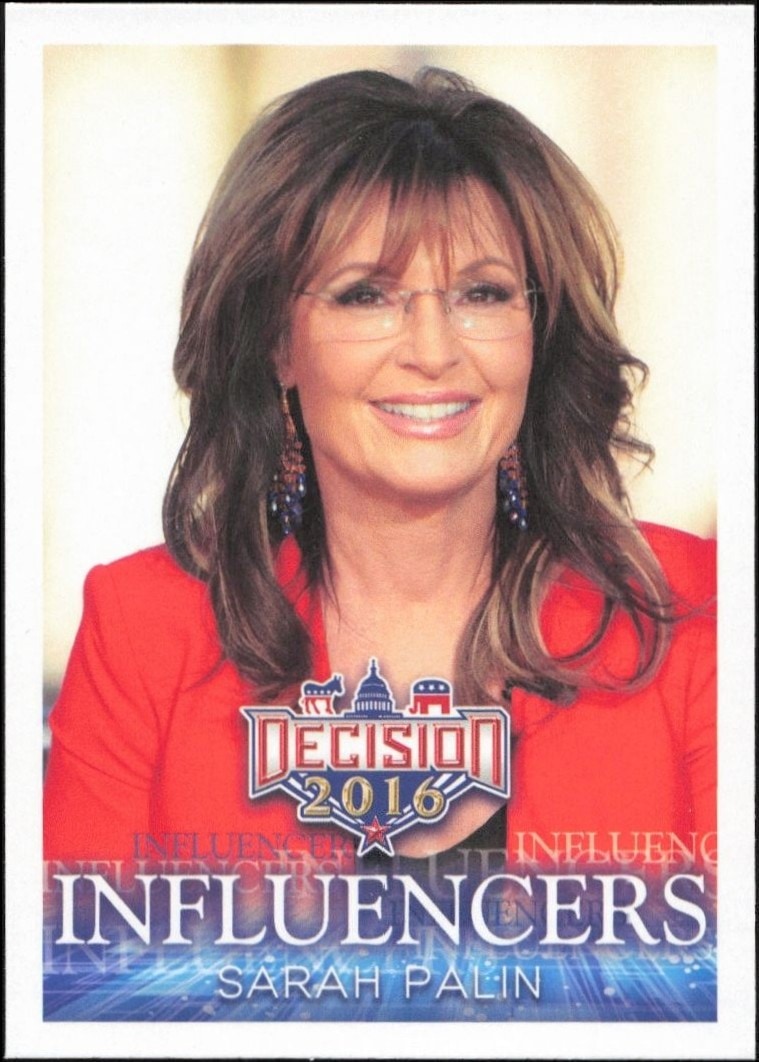 2016 Leaf Decision Sarah Palin #49 trading card