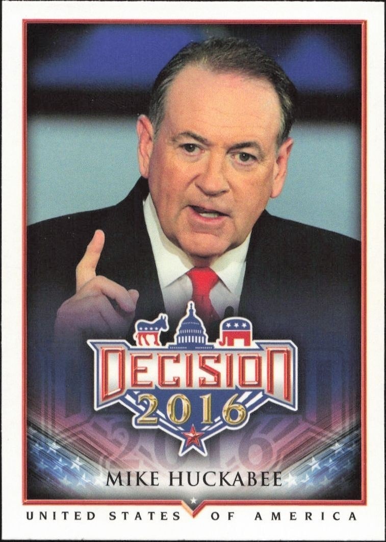 2016 Leaf Decision Mike Huckabee #19 trading card