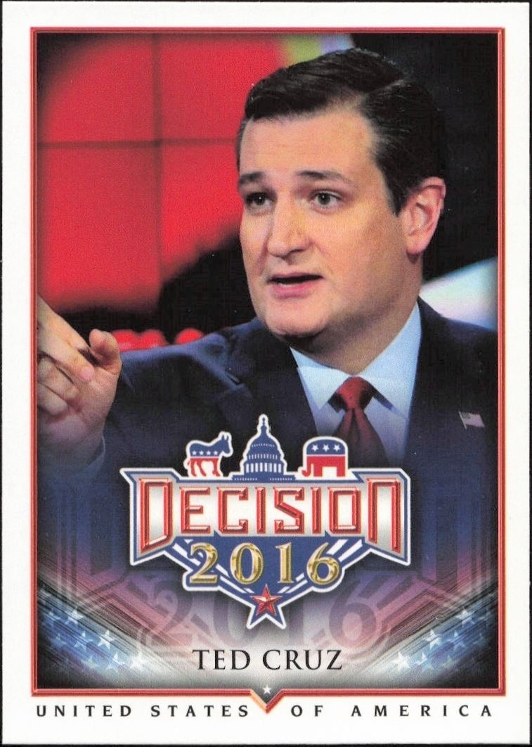 2016 Leaf Decision Ted Cruz #24 trading card
