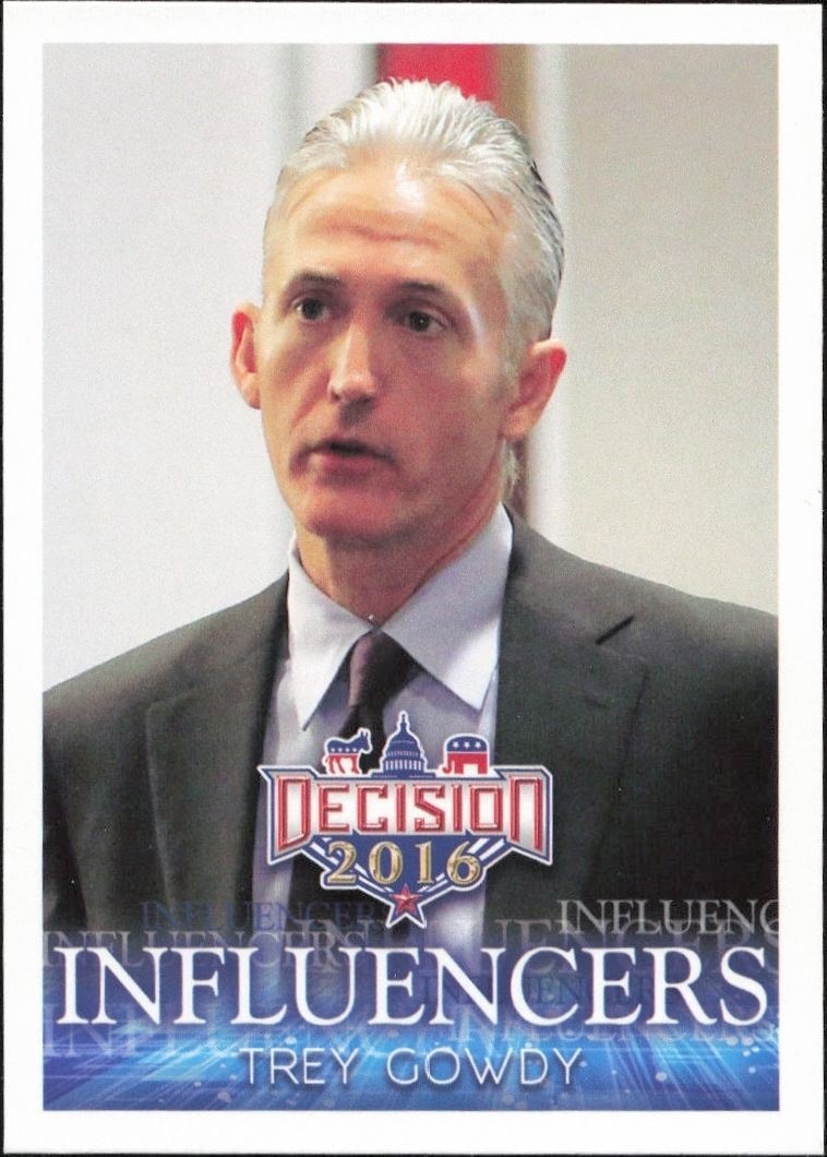 2016 Leaf Decision Trey Gowdy #27 trading card