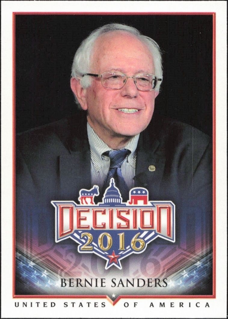 2016 Leaf Decision Bernie Sanders #2 trading card