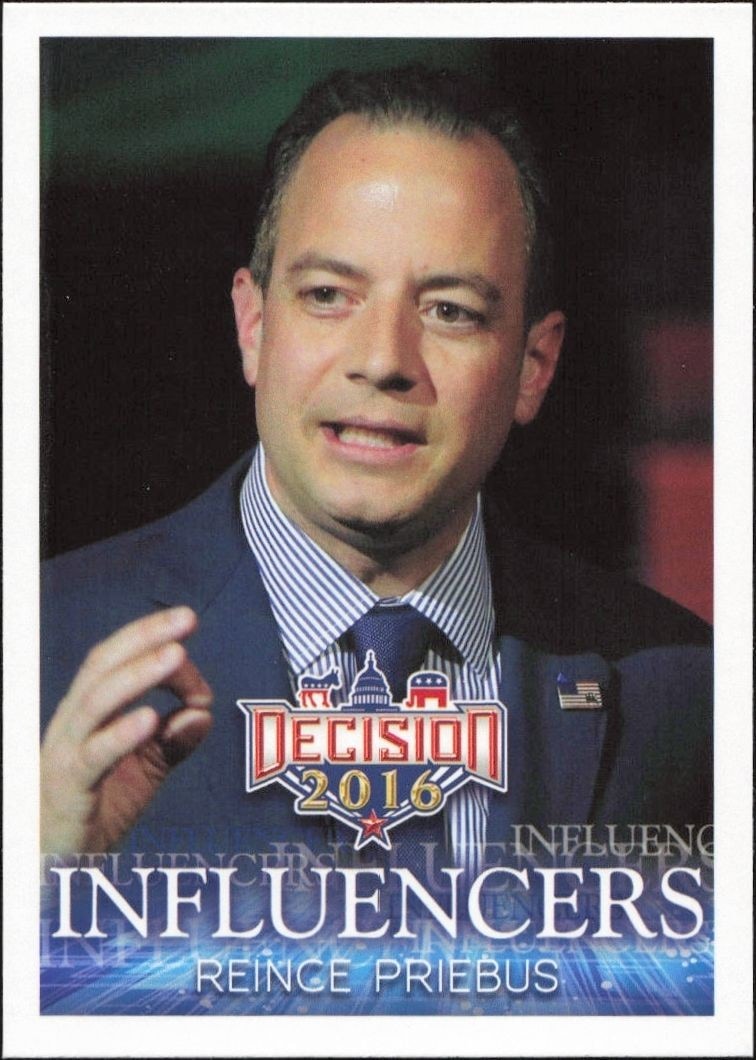 2016 Leaf Decision Reince Priebus #47 trading card