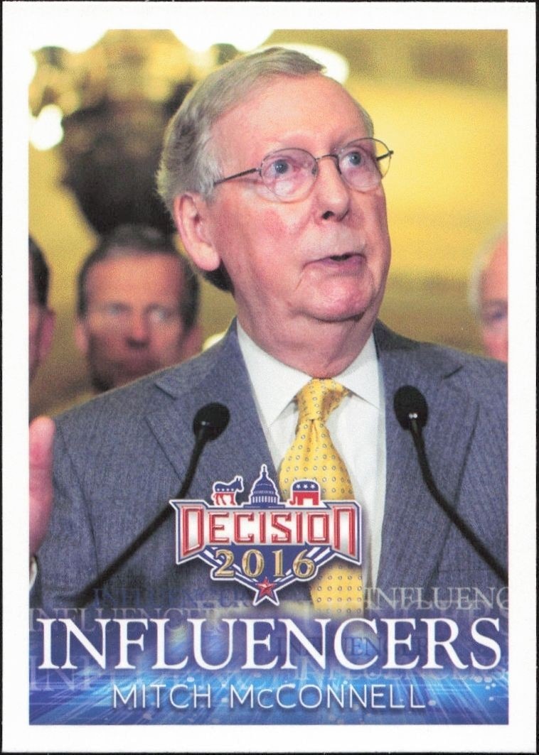 2016 Leaf Decision Mitch McConnell #41 trading card