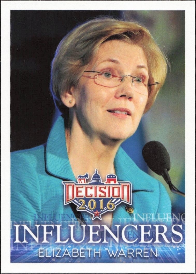 2016 Leaf Decision Elizabeth Warren #31 trading card