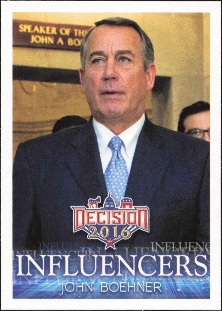 2016 Leaf Decision John Boehner #35 trading card