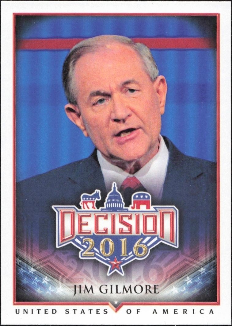 2016 Leaf Decision Jim Gilmore #11 trading card