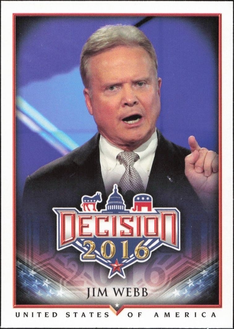 2016 Leaf Decision Jim Webb #12 trading card