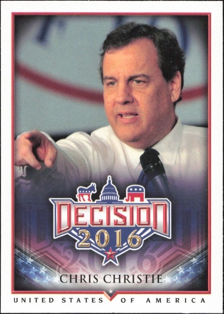 2016 Leaf Decision Chris Christie #5 trading card