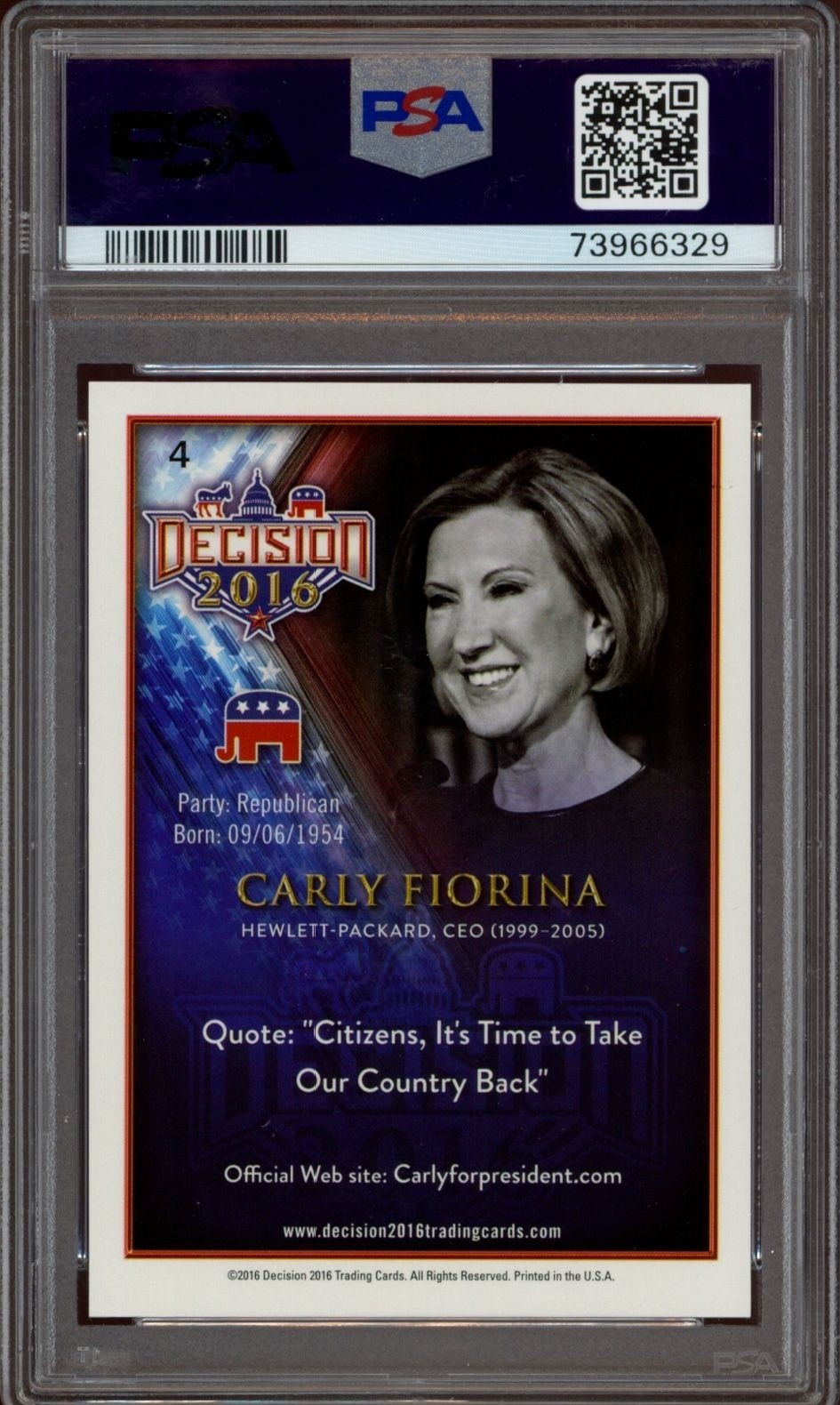 Carly Fiorina - Back