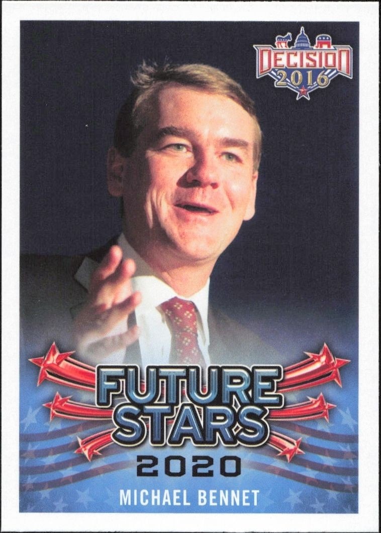 2016 Leaf Decision Michael Bennet #106 trading card