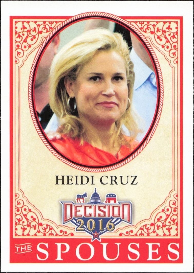 2016 Leaf Decision Heidi Cruz #54 trading card
