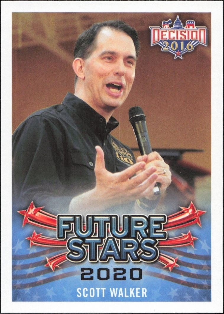 2016 Leaf Decision Scott Walker #109 trading card