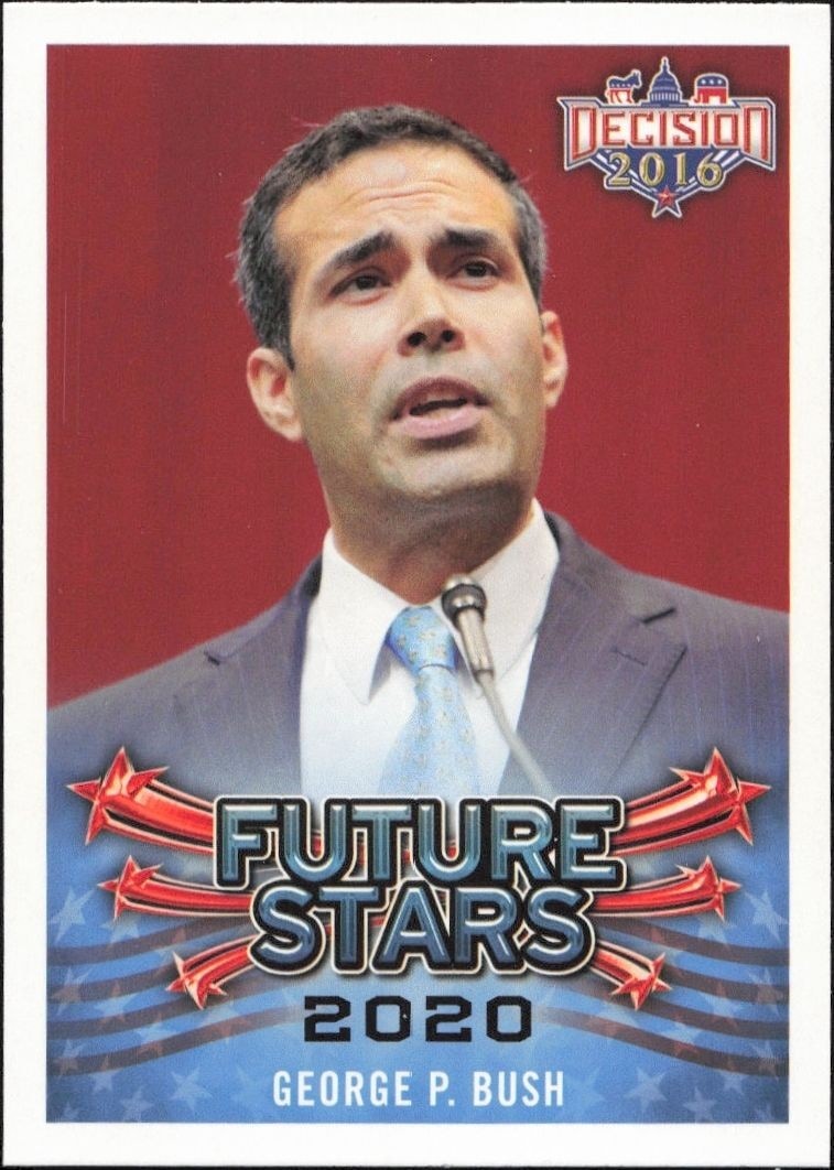 2016 Leaf Decision George P. Bush #100 trading card