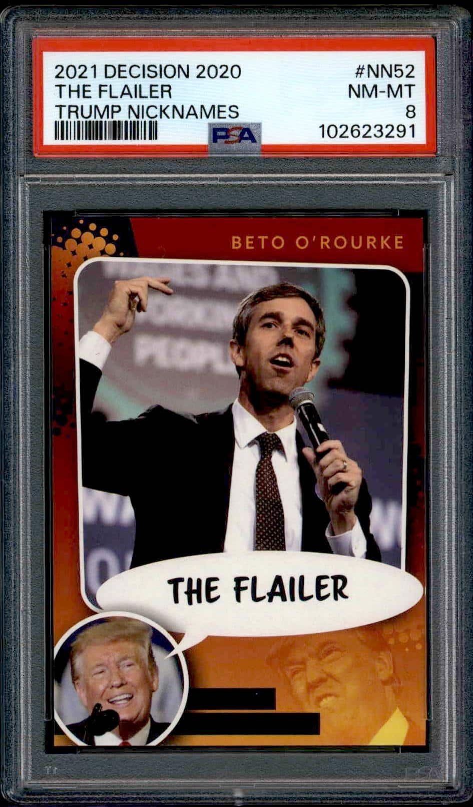 2021 Leaf Decision Series 2 Beto O'Rourke #NN52 trading card