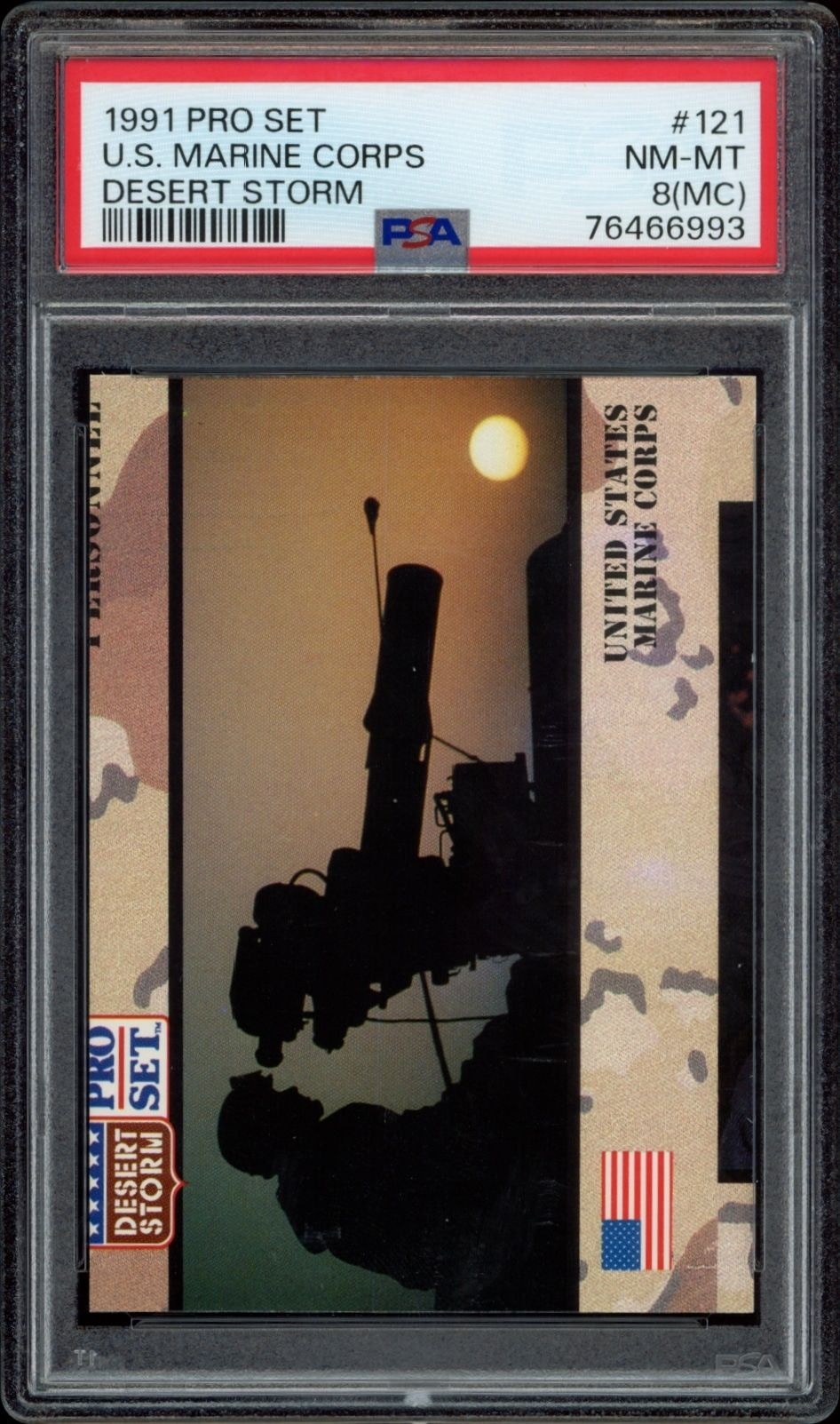 1991 Pro-Set Desert Storm United States Marine Corps #121 trading card