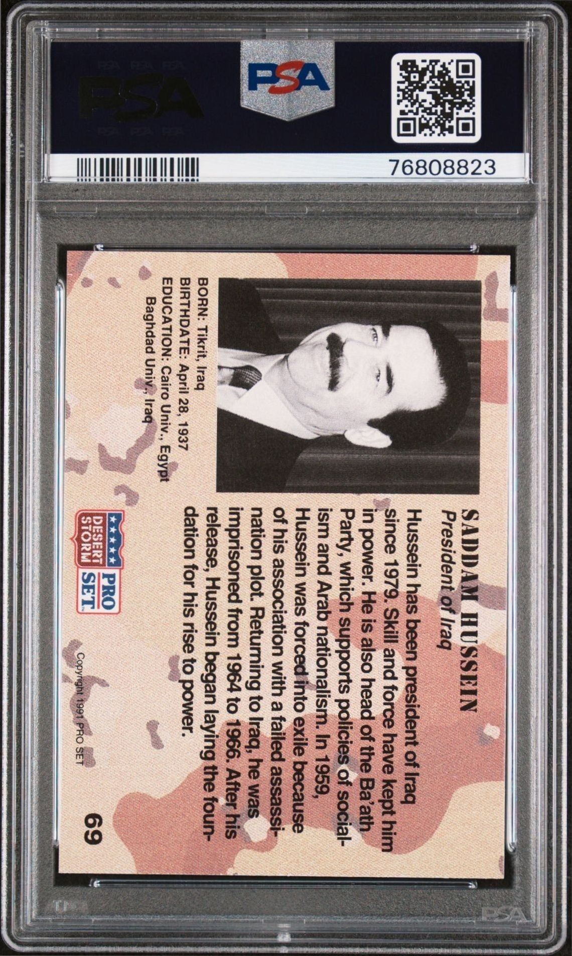 Saddam Hussein - Back