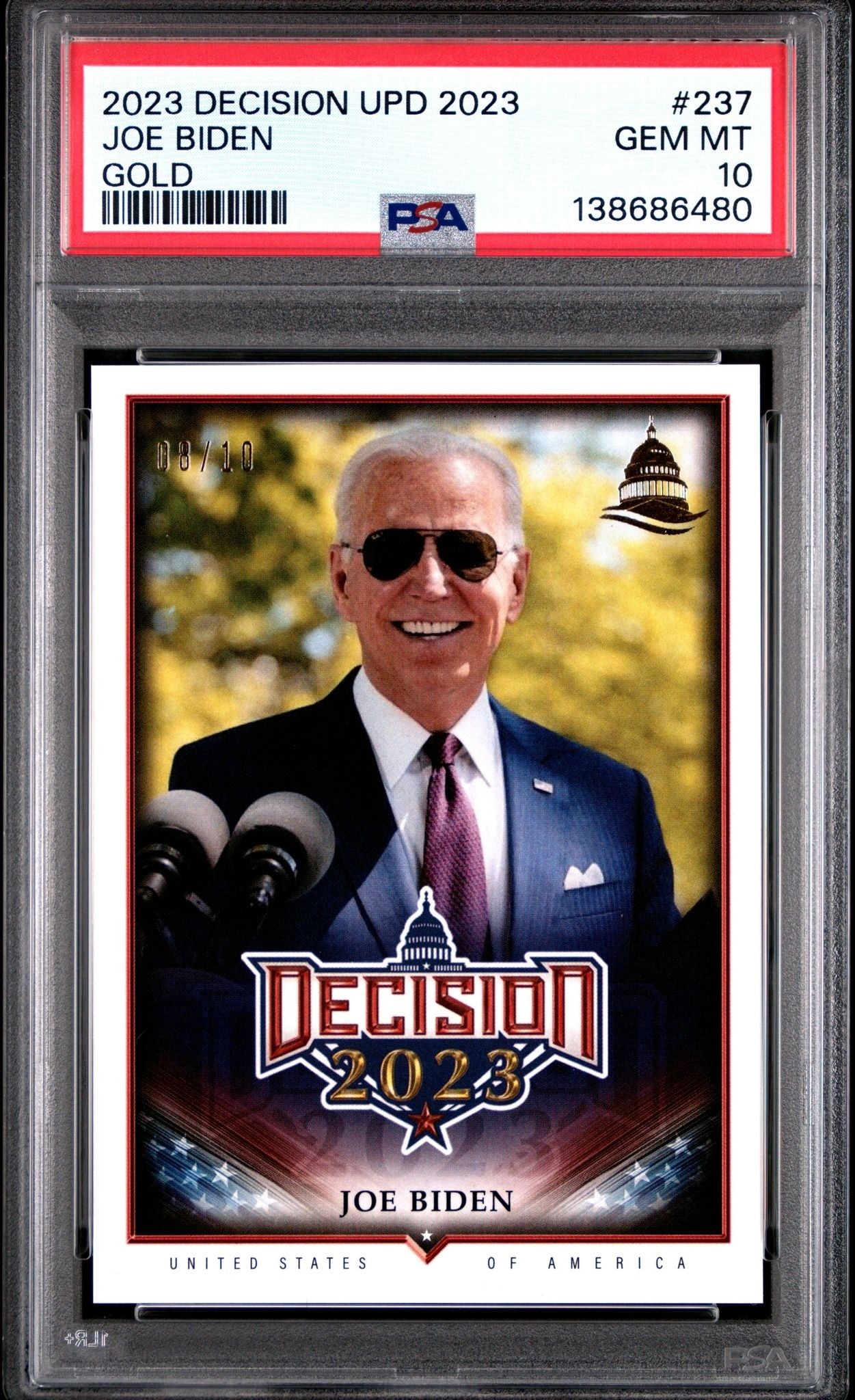2023 Leaf Decision Update Joe Biden #237 trading card