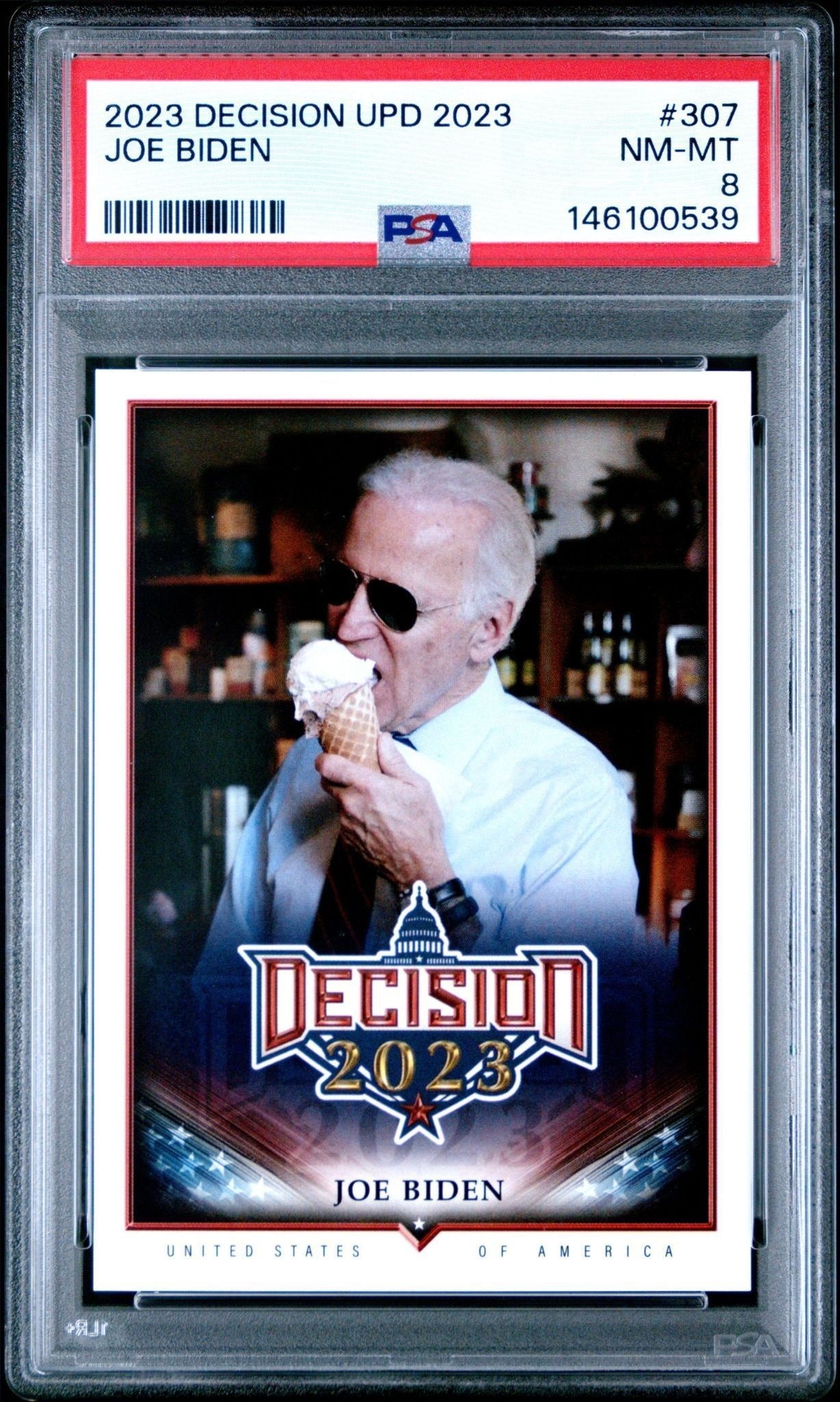2023 Leaf Decision Update Joe Biden #307 trading card