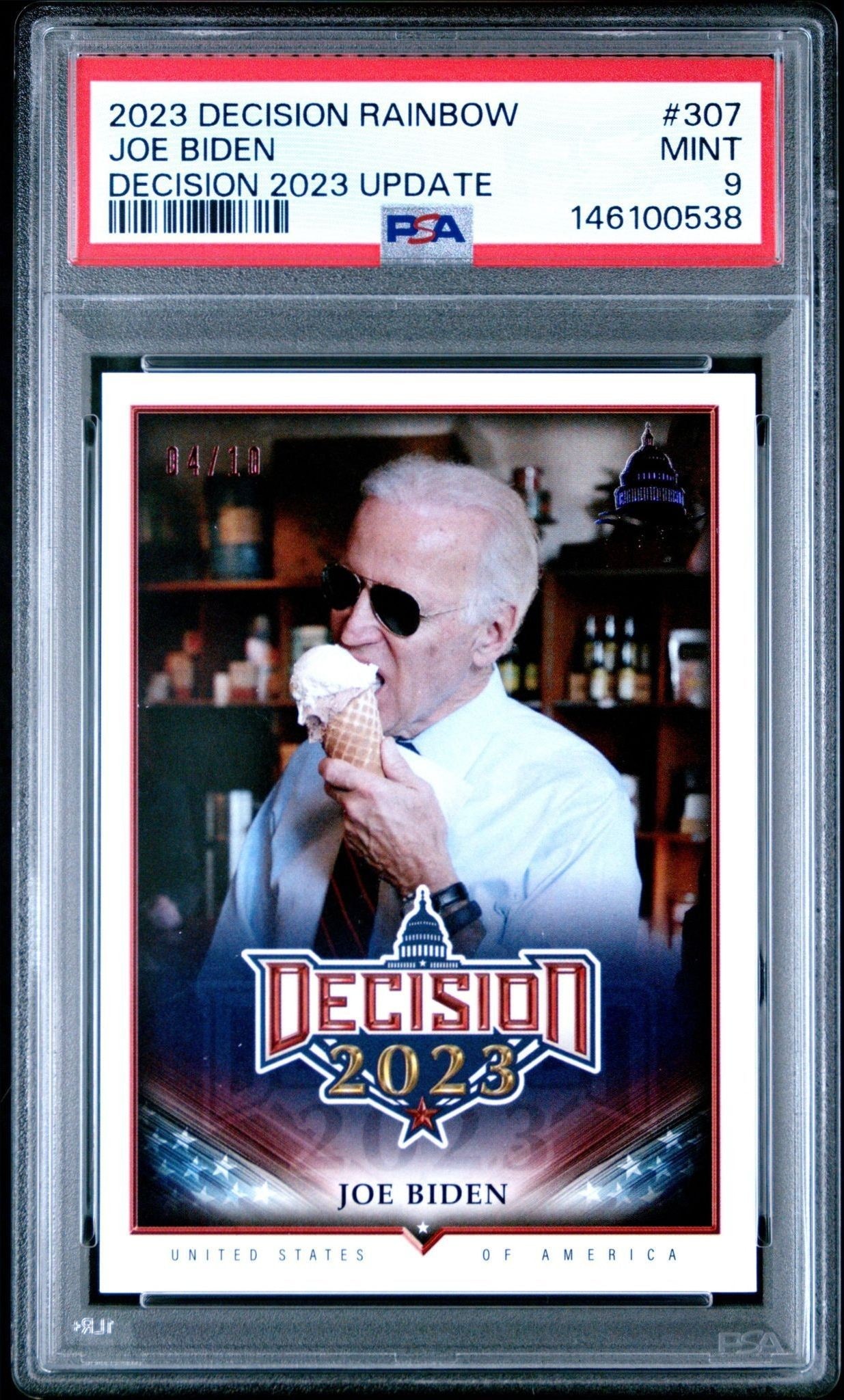 2023 Leaf Decision Update Joe Biden #307 trading card