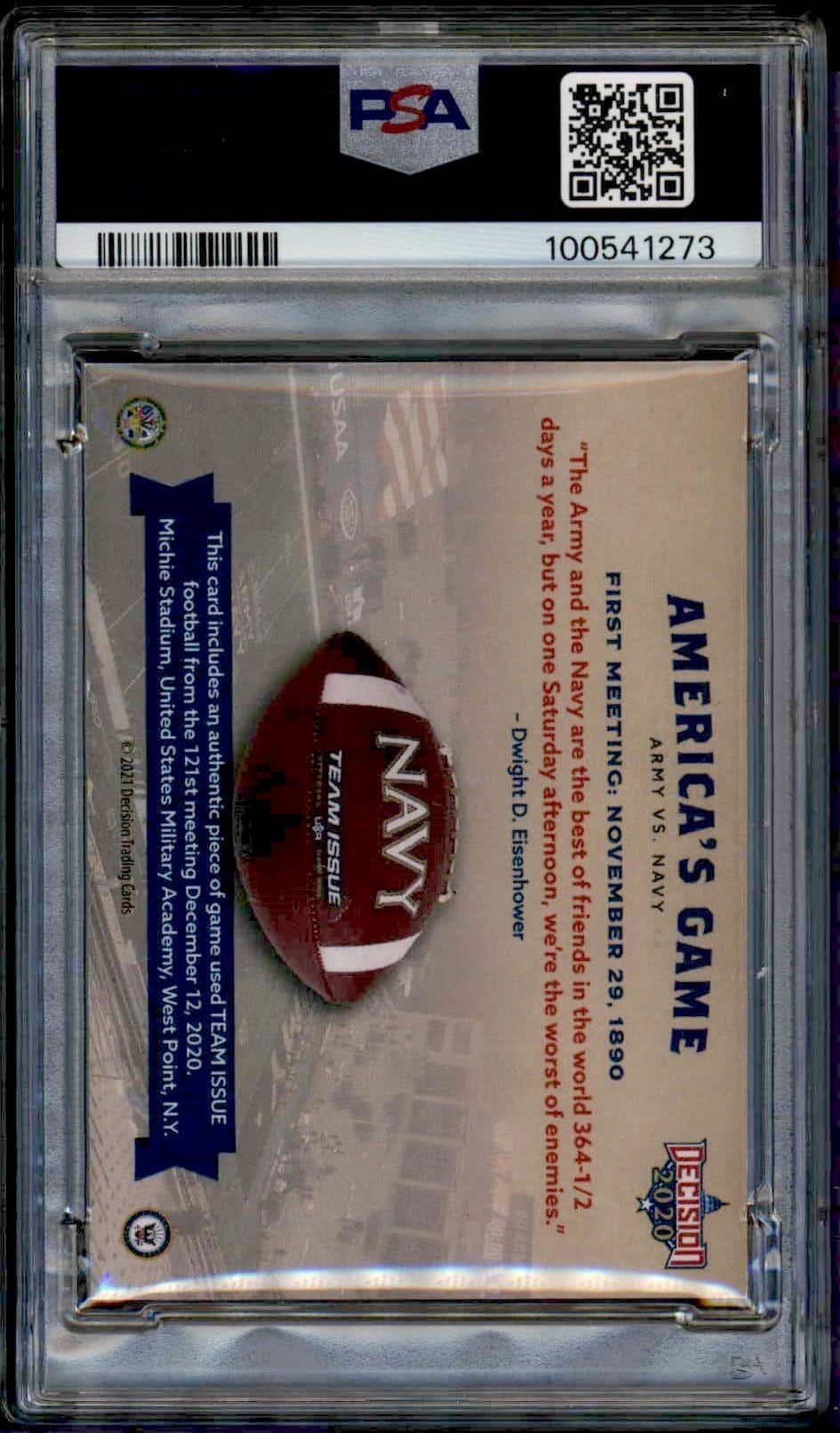 2020 Leaf Decision Donald J. Trump #NA political trading card back