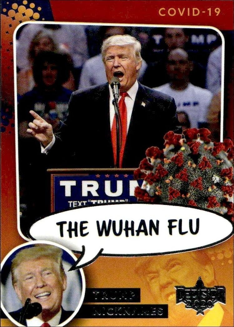 2021 Leaf Decision Series 2 The Wuhan Flu #NN32 trading card