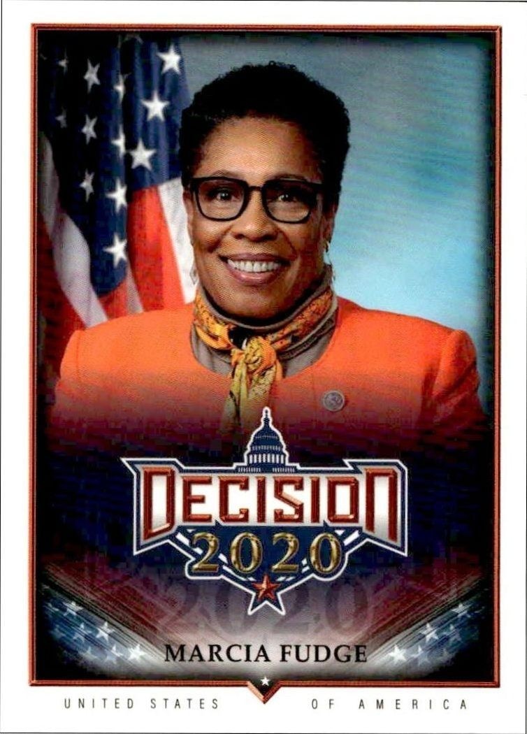 2020 Leaf Decision Series 2 Marcia Fudge #617 trading card