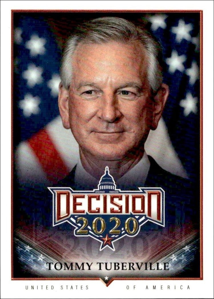 2020 Leaf Decision Series 2 Tommy Tuberville #519 trading card