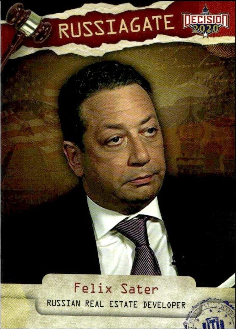 2021 Leaf Decision Series 2 Felix Sater #RG18 trading card