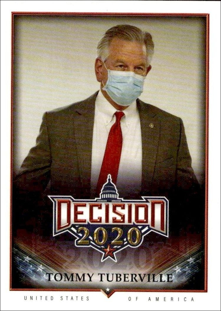 2020 Leaf Decision Series 2 Tommy Tuberville #519 trading card
