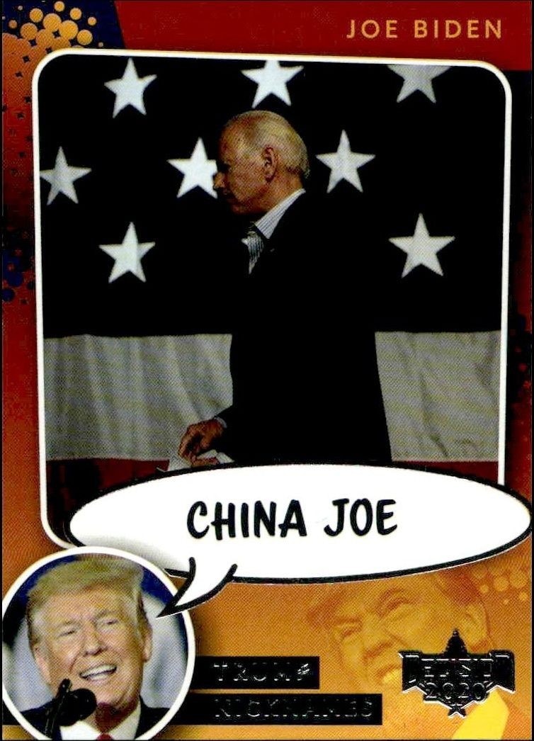 2021 Leaf Decision Series 2 China Joe #NN35 political trading card front