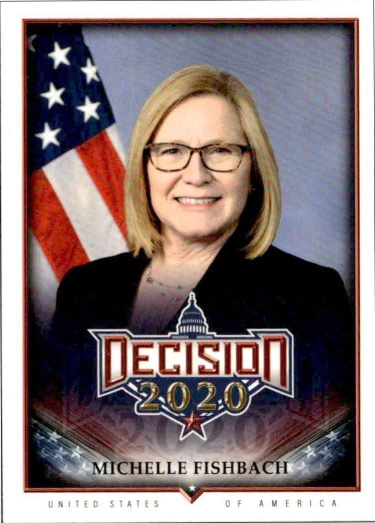 2020 Leaf Decision Series 2 Michelle Fishbach #574 trading card