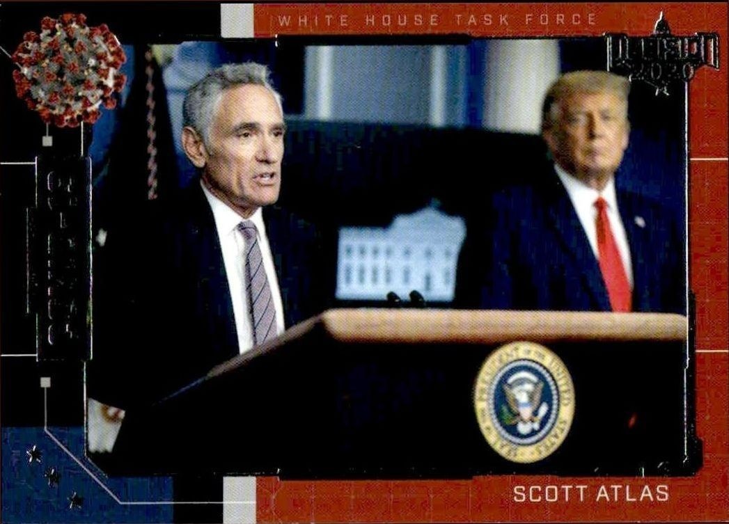 2021 Leaf Decision Series 2 Scott Atlas #COV-27 trading card