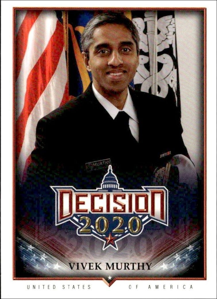 2020 Leaf Decision Series 2 Vivek Murthy #642 trading card