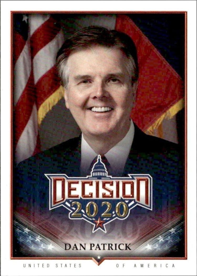 2020 Leaf Decision Series 2 Dan Patrick #603 trading card