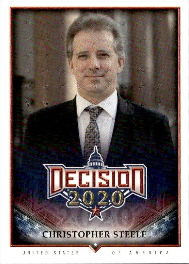 2020 Leaf Decision Series 2 Christopher Steele #641 trading card