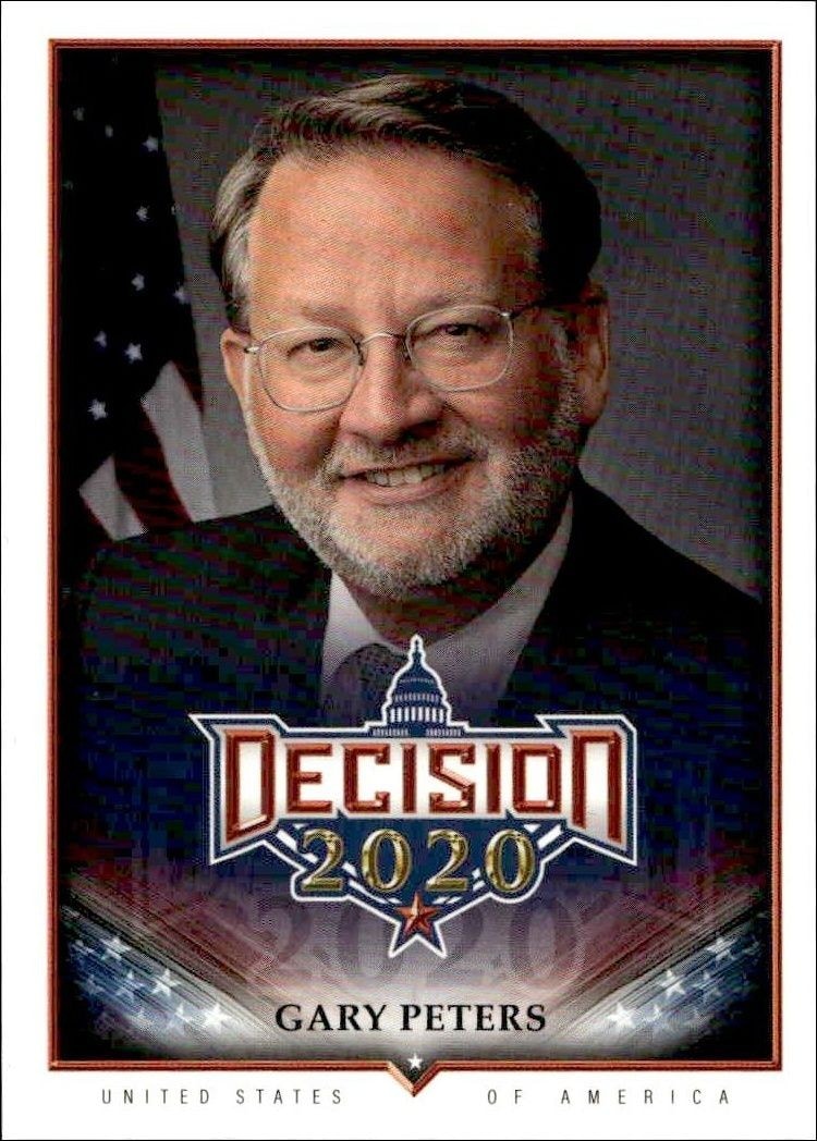 2020 Leaf Decision Series 2 Gary Peters #578 trading card