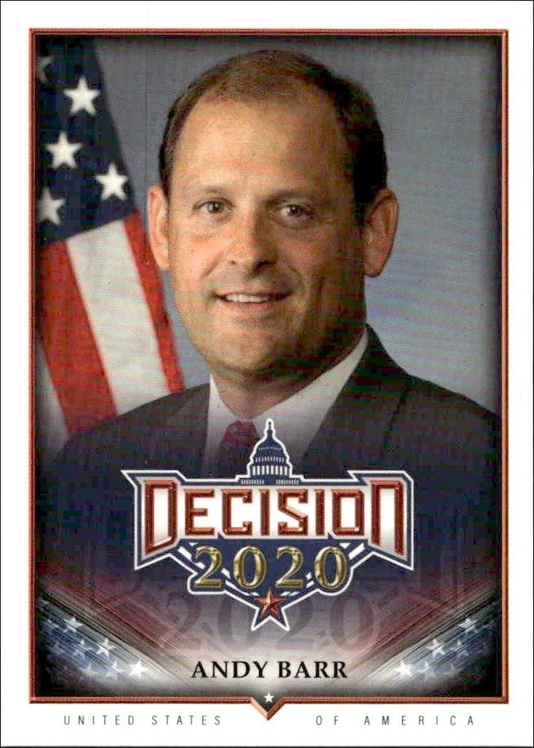 2020 Leaf Decision Series 2 Andy Barr #551 trading card