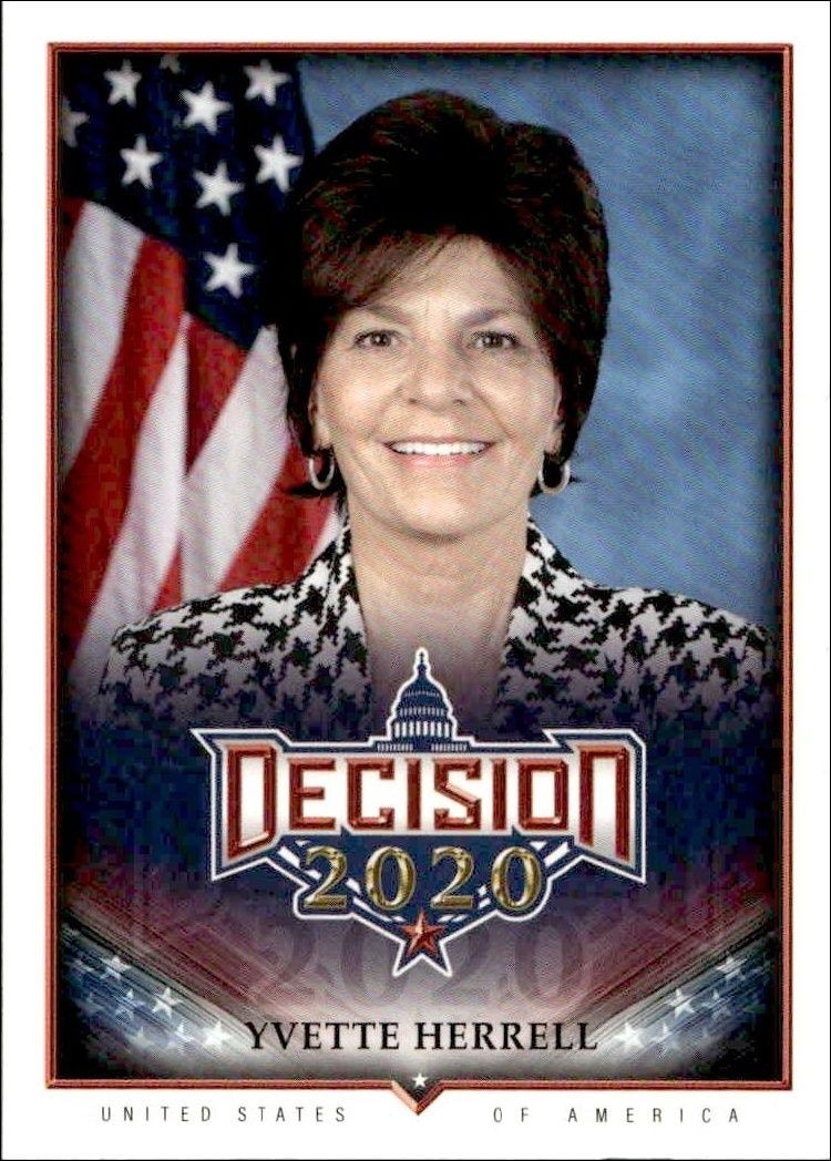 2020 Leaf Decision Series 2 Yvette Herrell #604 trading card