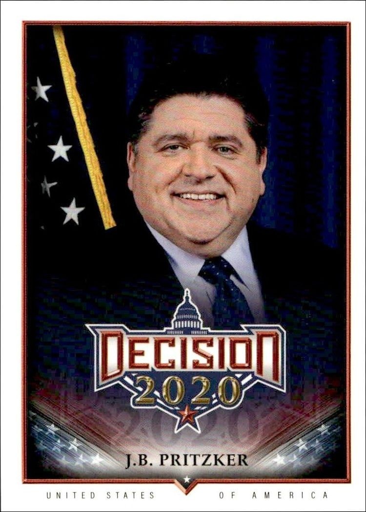 2020 Leaf Decision Series 2 J.B. Pritzker #556 trading card