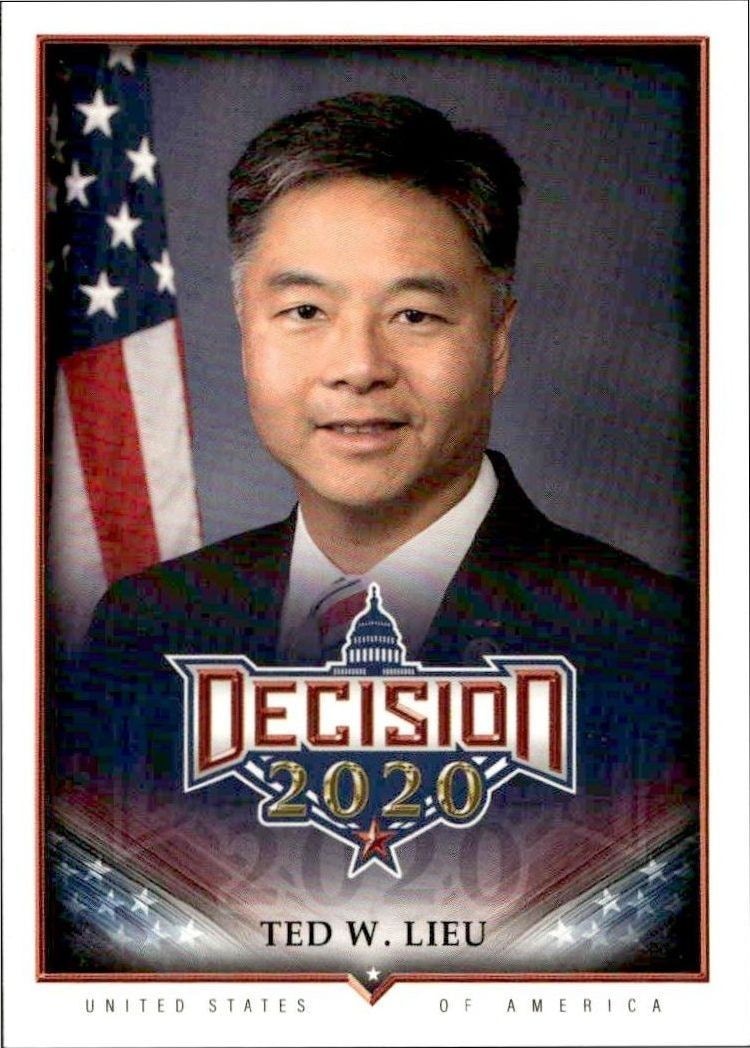2020 Leaf Decision Series 2 Ted W. Lieu #599 trading card