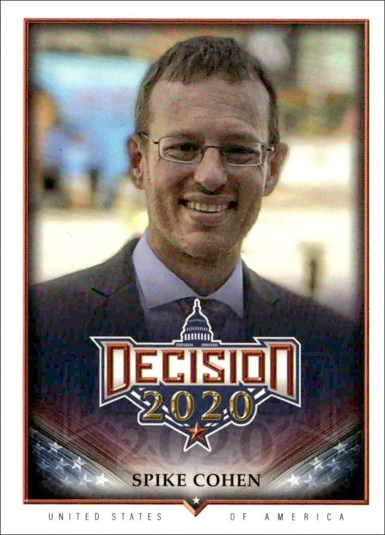 2020 Leaf Decision Series 2 Spike Cohen #566 trading card