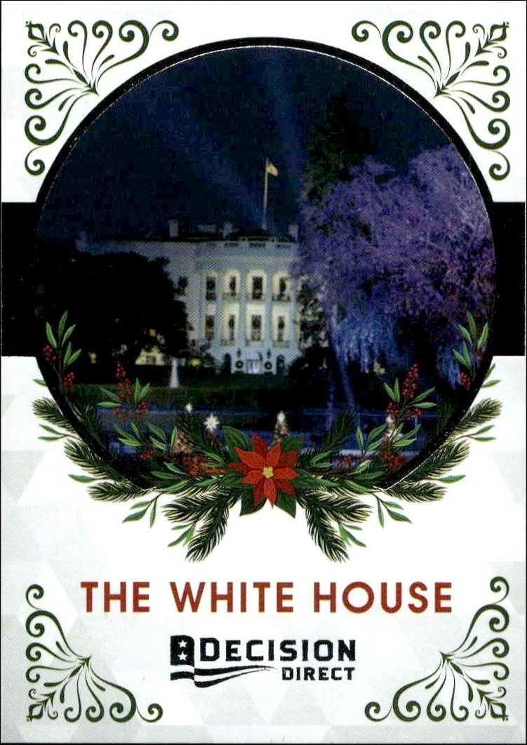 2020 Leaf Decision Direct Holiday The White House #2 trading card