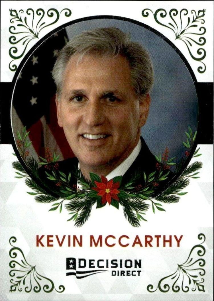 2020 Leaf Decision Direct Holiday Kevin McCarthy #22 trading card